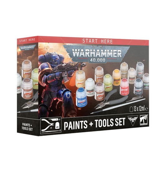 Warhammer 40,000: Paint + Tools set 11th Ed