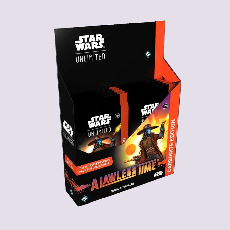 Star Wars Unlimited: A Lawless Time Carbonite Booster Display