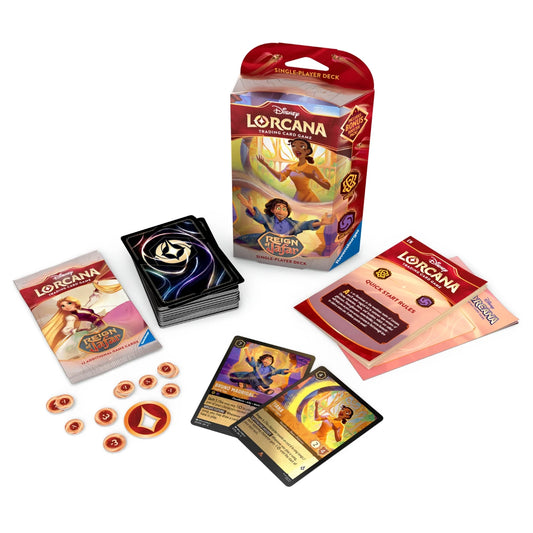 Disney Lorcana S8 Reign of Jafar Single-Player Deck: Harmonious Team: Tiana & Bruno