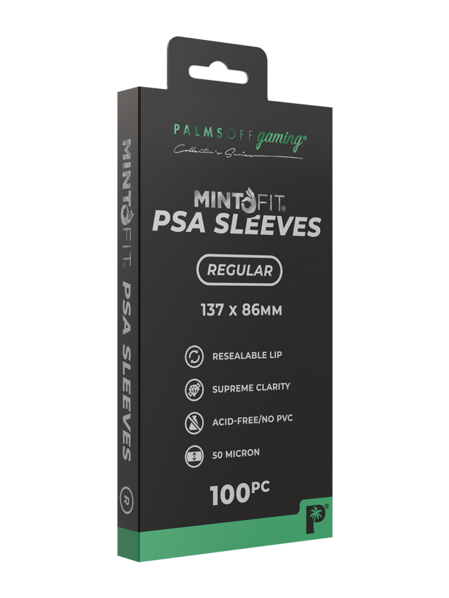 Palms Off Gaming MintFit PSA Graded Card Sleeves - Regular 100pc