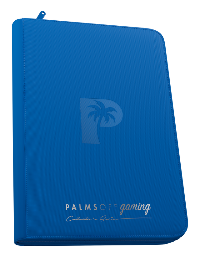 Collector's Series Top Loader Zip Binder - 9 Pocket - Blue