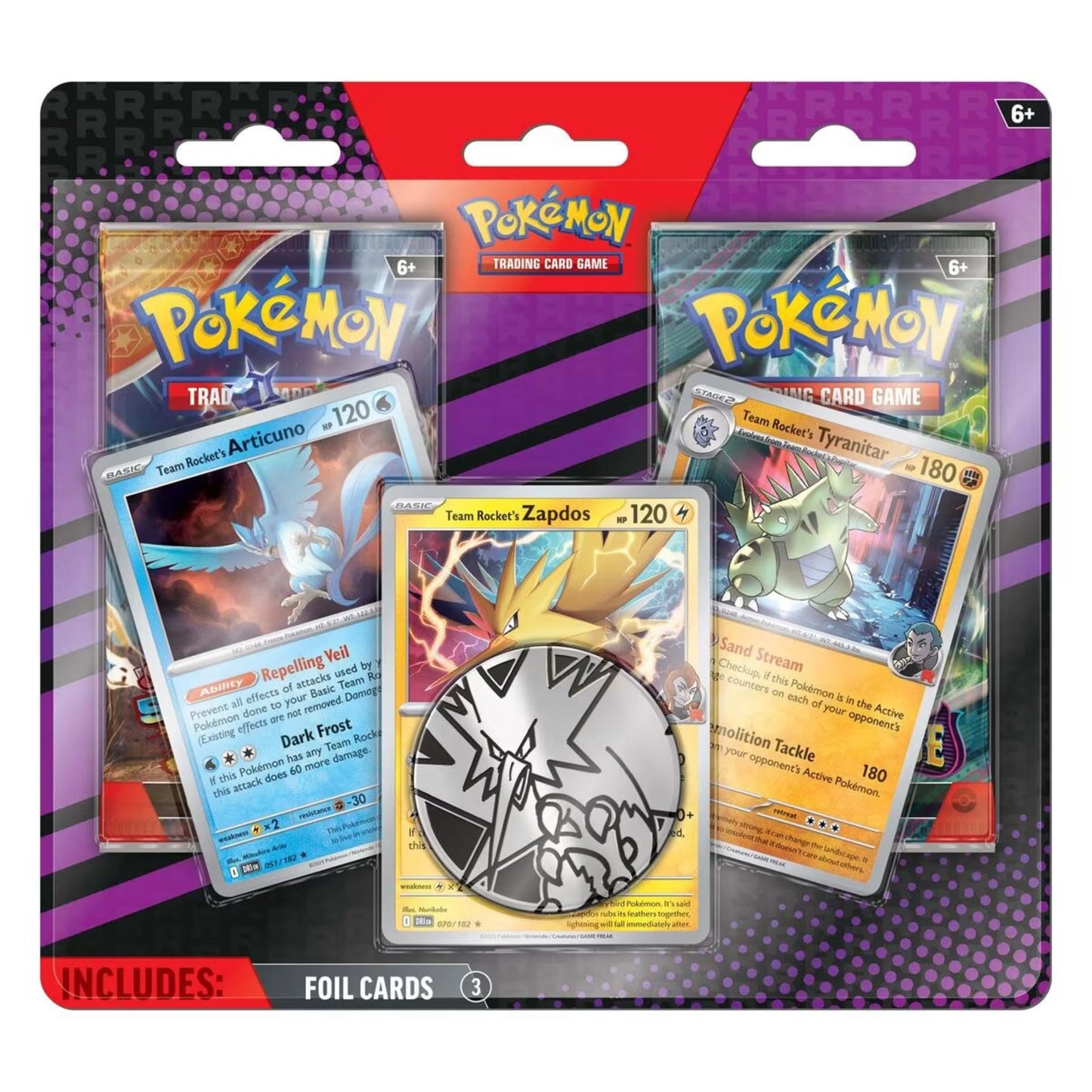 Pokemon TCG: Enhanced 2 Pack Blister - Articuno/Zapdos/Tyranitar
