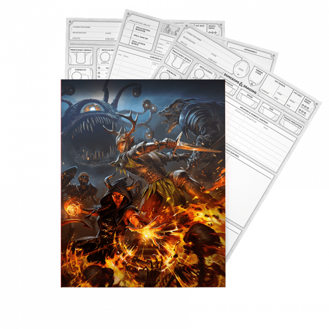 D&D Character Sheets 2024