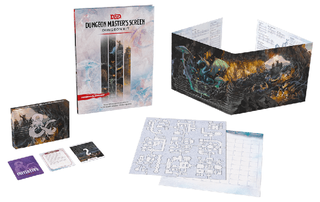 D&D Dungeon Masters Screen Dungeon Kit