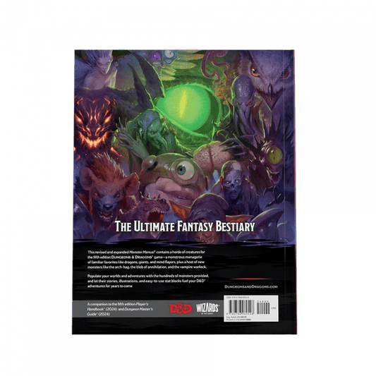D&D Monster Manual 2024 (Hard Cover)
