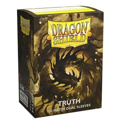 Dragon Shield 100ct Standard Size DUAL MATTE Truth Sleeves