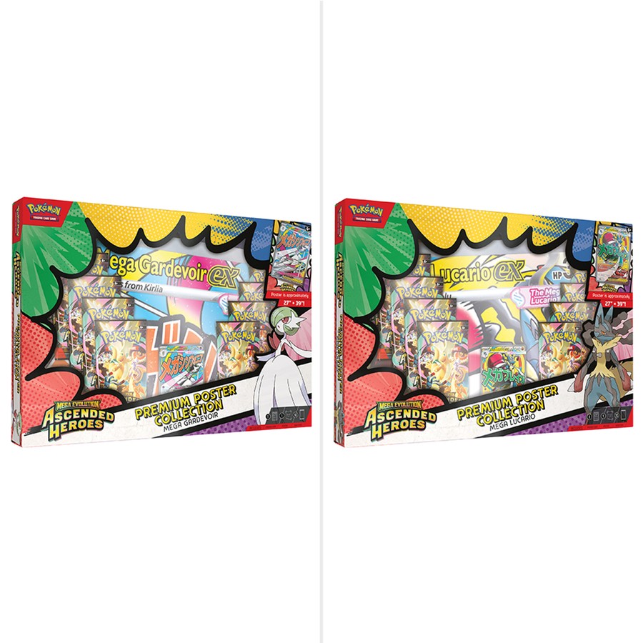 Pokemon TCG: Mega Evolution - Ascended Heroes Premium Poster Collection - Assorted