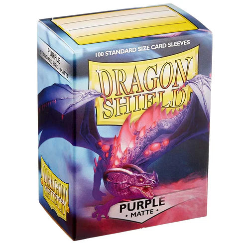 Dragon Shield Standard 100ct Purple MATTE Sleeves