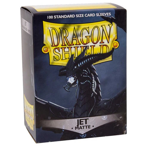 Dragon Shield Standard 100ct Jet MATTE Sleeves