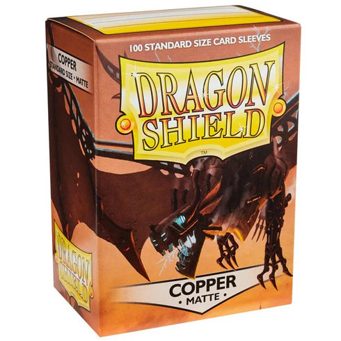 Dragon Shield Standard 100ct Copper MATTE Sleeves