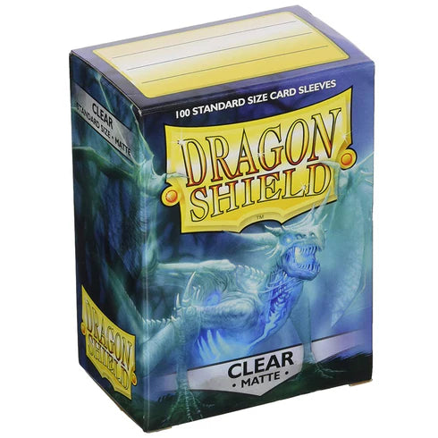 Dragon Shield Standard 100ct Clear MATTE Sleeves