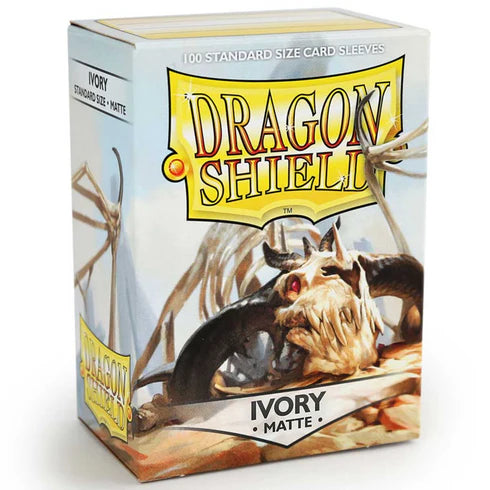 Dragon Shield Standard 100ct Ivory MATTE Sleeves