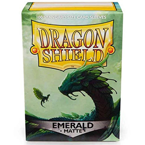 Dragon Shield Standard 100ct Emerald MATTE Sleeves