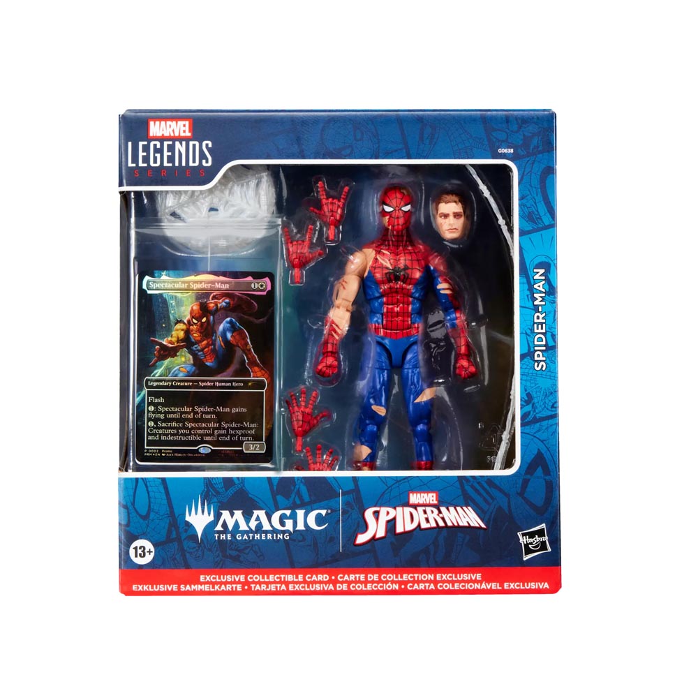 Marvel Legends Series - Magic: The Gathering Battle-Damaged Spider-Man Action Figure