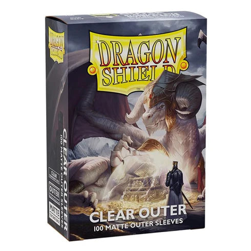 Dragon Shield Matte Clear Standard Size Outer Sleeves 100ct