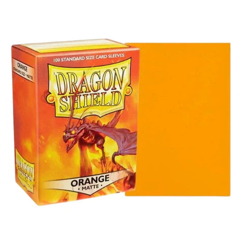 Dragon Shield Standard 100ct Orange MATTE Sleeves