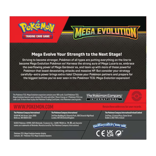 Pokemon TCG: Mega Evolution Booster Box