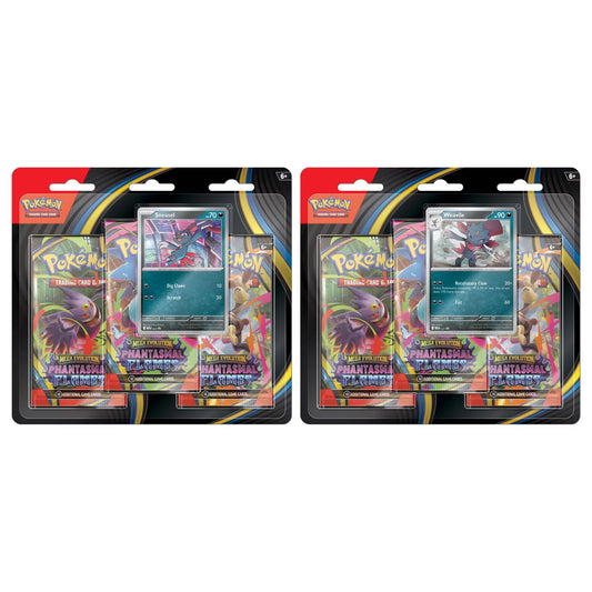 Pokemon TCG: Mega Evolution - Phantasmal Flames Three-Booster Blister