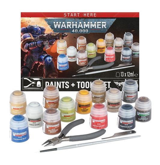 Warhammer 40,000: Paint + Tools set 11th Ed