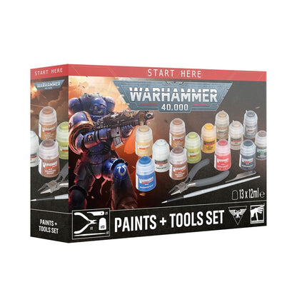 Warhammer 40,000: Paint + Tools set 11th Ed