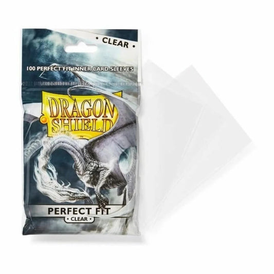 Dragon Shield Perfect Fit Inner Card Sleeves – Clear