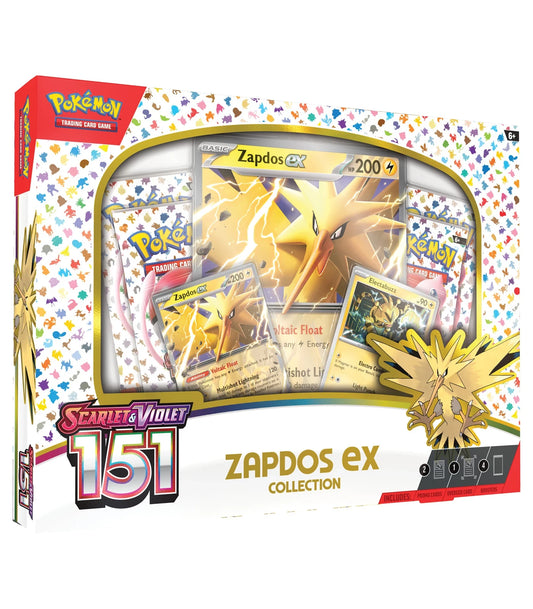 Pokemon TCG: Scarlet & Violet - 151 Collection - Zapdos Ex Box