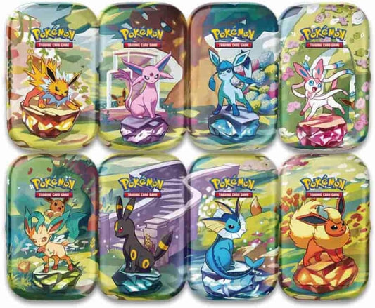 Pokemon TCG: Scarlet & Violet: Prismatic Evolutions MINI TIN - Assorted