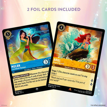 Disney Lorcana TCG: Fabled Single-Player Deck – Amber & Sapphire - Princess Power