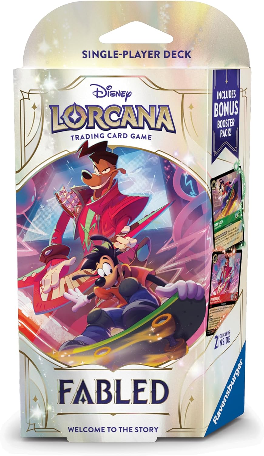 Disney Lorcana TCG: Fabled Single-Player Deck – Emerald & Ruby - Standout Headliners