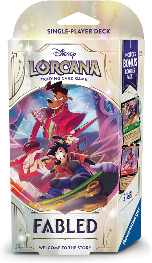 Disney Lorcana TCG: Fabled Single-Player Deck – Emerald & Ruby - Standout Headliners