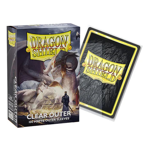 Dragon Shield Matte Clear Standard Size Outer Sleeves 100ct