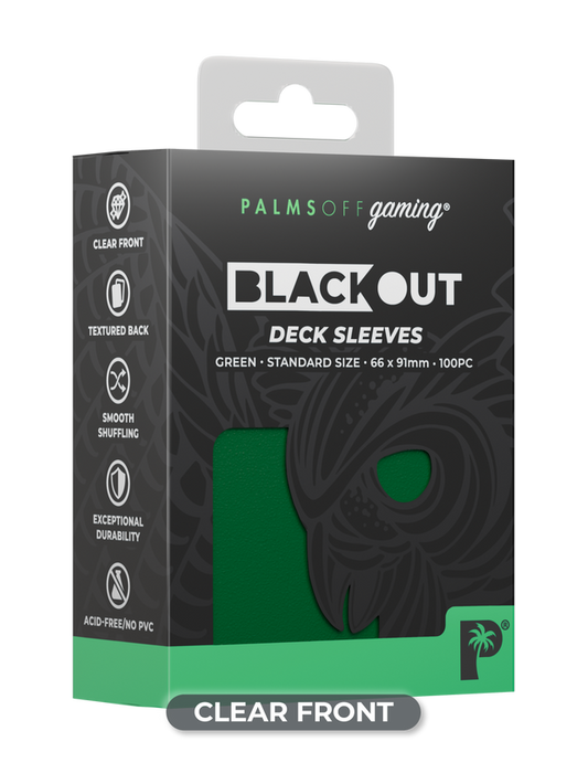 Blackout Deck Sleeves - Standard Size - Green