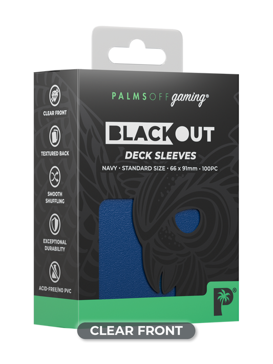 Blackout Deck Sleeves - Standard Size - Navy