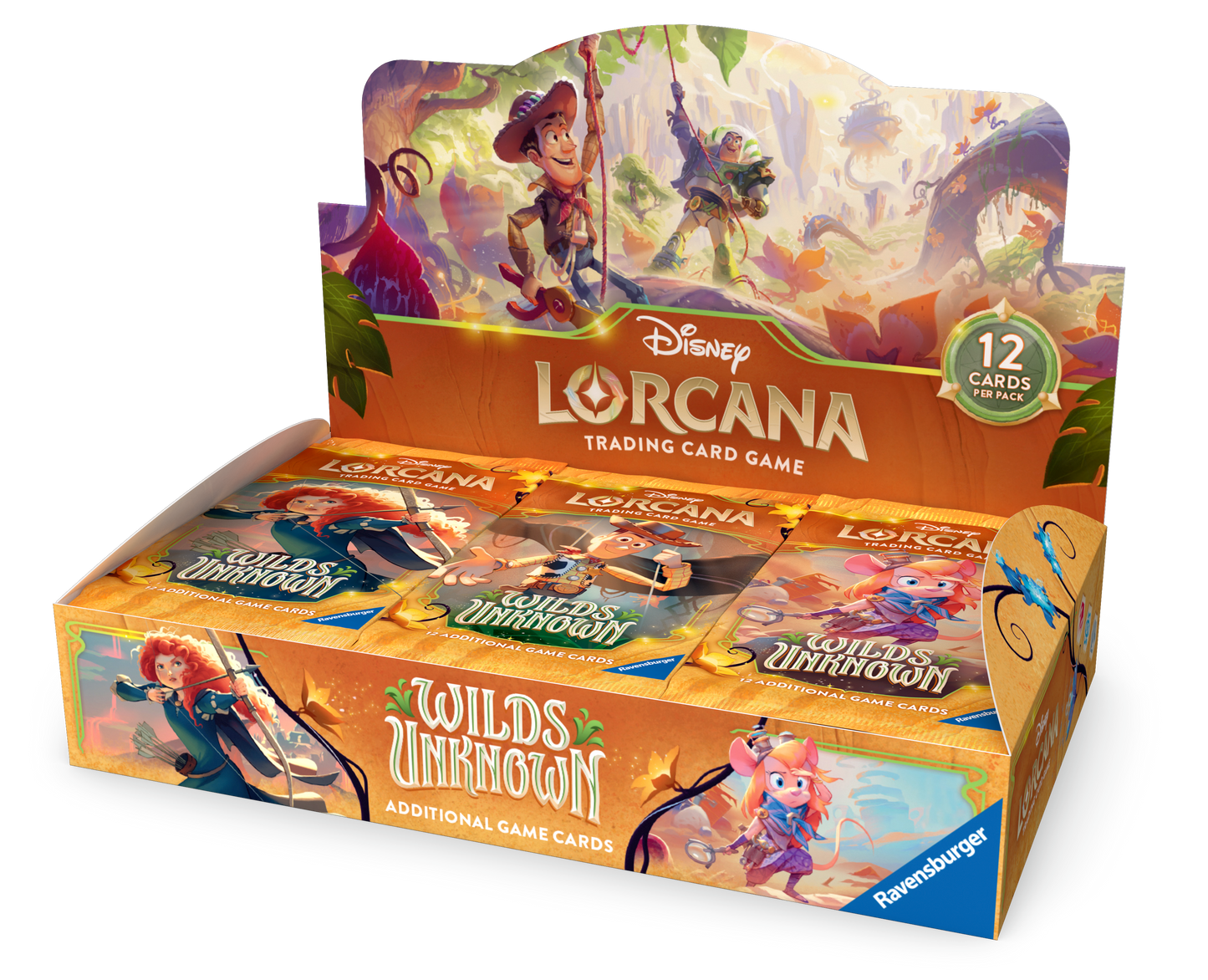 Disney Lorcana S12 Wilds Unknown Booster Display