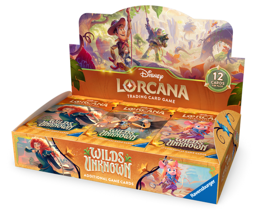 Disney Lorcana S12 Wilds Unknown Booster Display