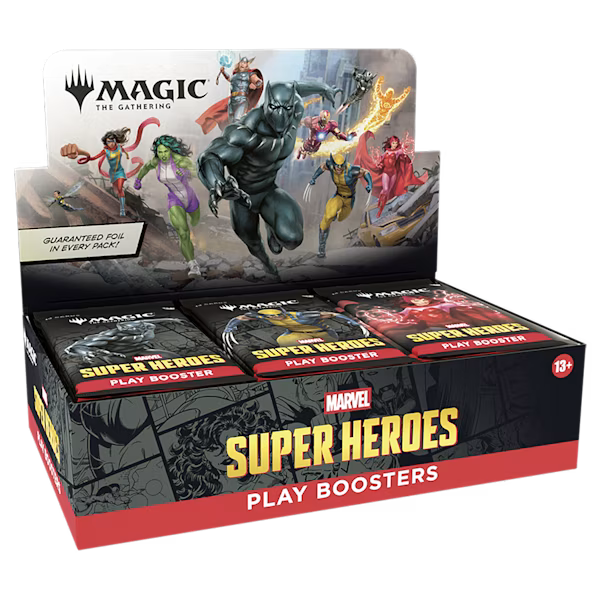 Magic: The Gathering® | Marvel Super Heroes Play Booster Display PRE ORDER