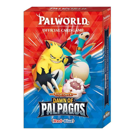 Palworld Official Card Game TD01 Dawn of Palpagos Red・Blue Trial Deck