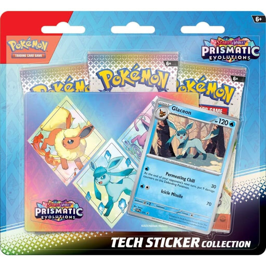 Pokemon TCG: Scarlet & Violet Prismatic Evolutions Tech Sticker Collection