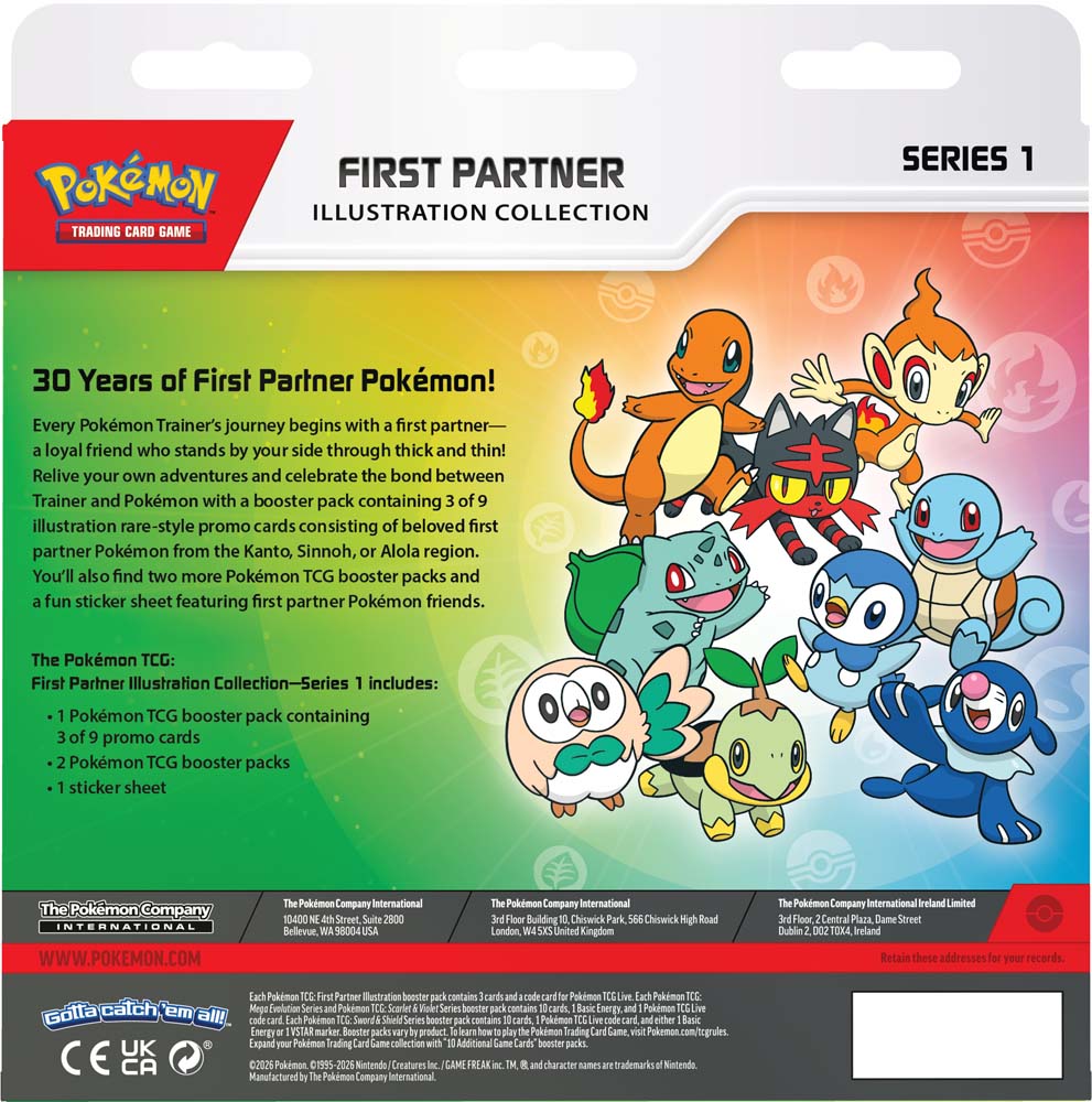 Pokémon TCG: First Partner Illustration Collection—Series 1