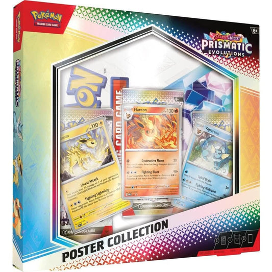 Pokemon TCG: Scarlet & Violet Prismatic Evolutions Poster Collection