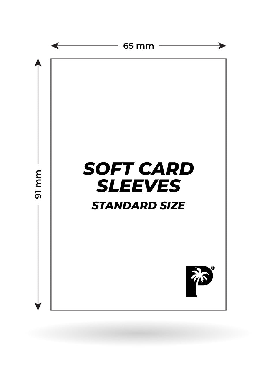 Palms Off Gaming Soft Card Sleeves Standard Size - 100 pack