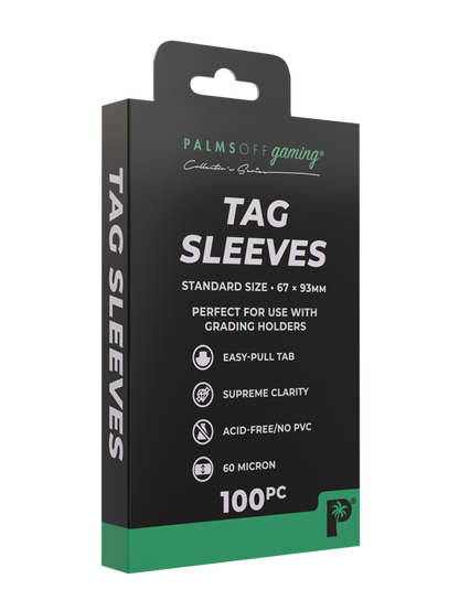 Palms Off Gaming Tag Sleeves - 100pc