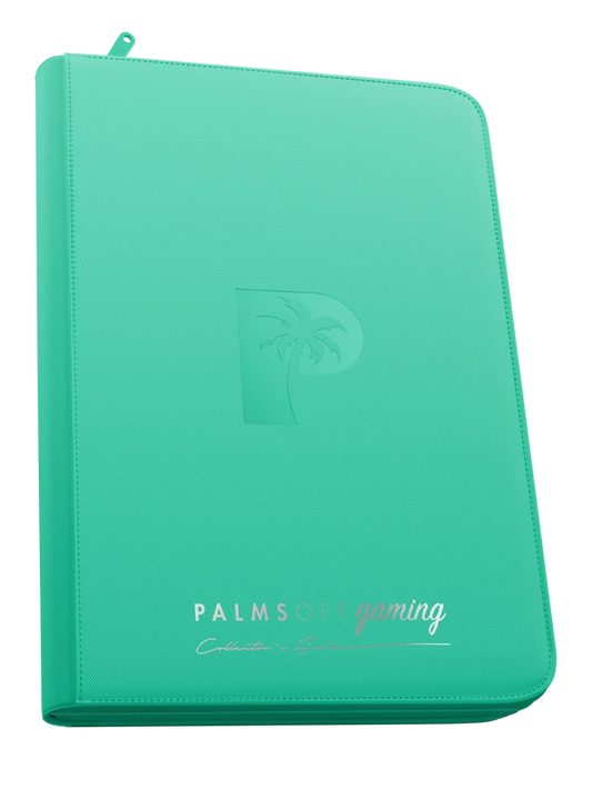 Collector's Series Top Loader Zip Binder - 9 Pocket - Turquoise