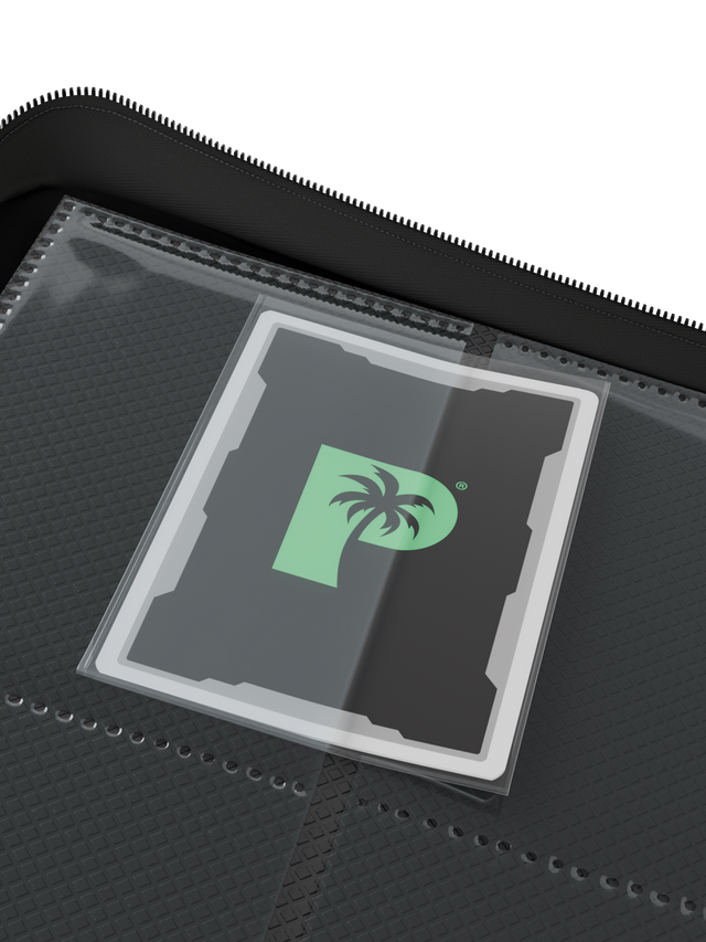Palms Off Gaming Collector's Series 12 Pocket Zip Binder - Black