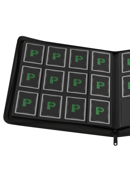 Palms Off Gaming Collector's Series 12 Pocket Zip Binder - Black