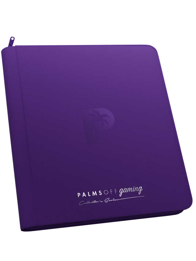Collector's Series 12 Pocket Zip Binder - Purple