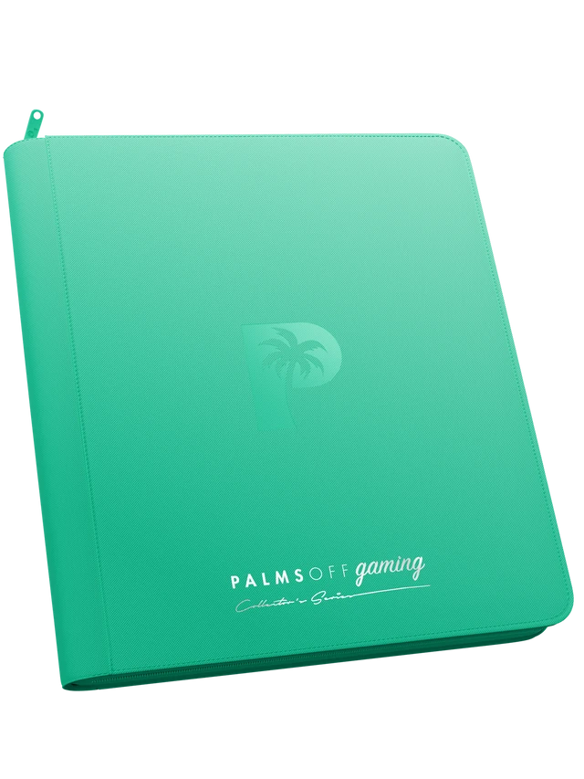 Collector's Series 12 Pocket Zip Binder - Turquoise