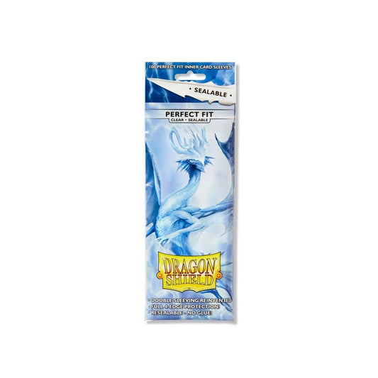 Dragon Shield: Perfect Fit Inner Sleeves - Sealable - Clear