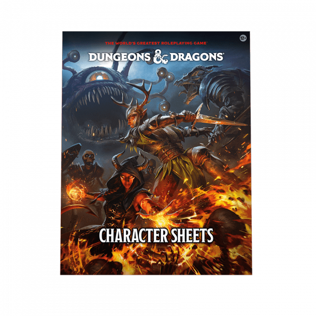 D&D Character Sheets 2024