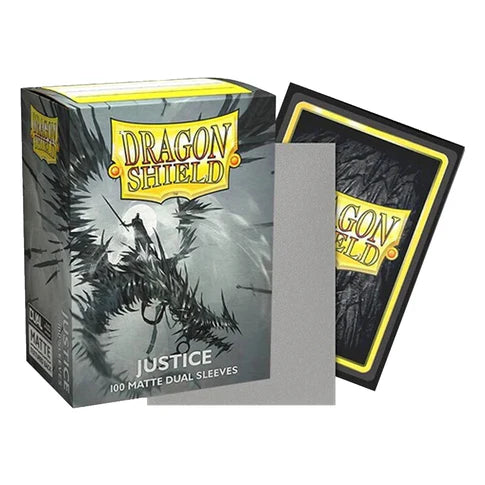 Dragon Shield 100ct Standard Size DUAL MATTE Justice Sleeves